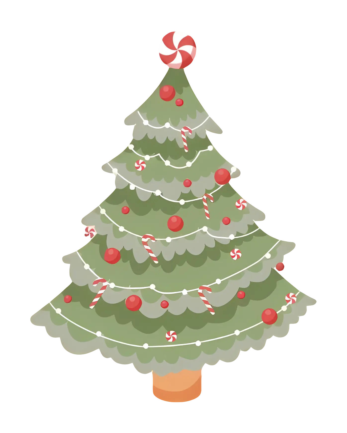 Beautifully Decorated Christmas Tree