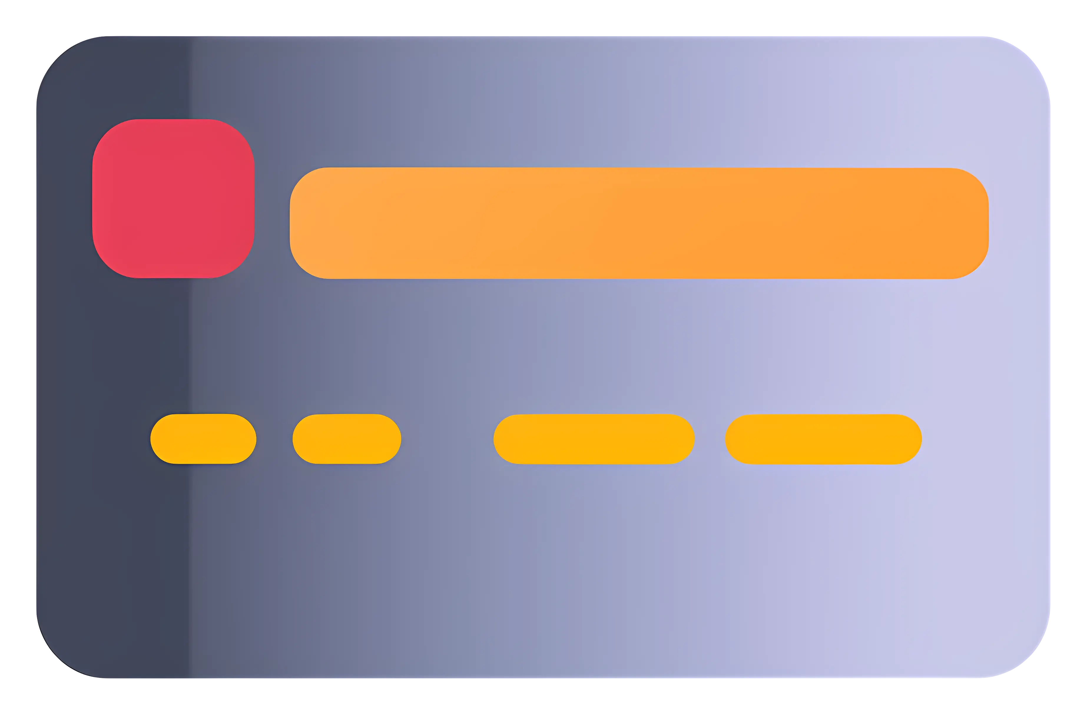 Purple Credit Card Illustration
