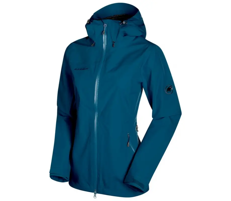 Blue Hooded Jacket for Outdoor Use