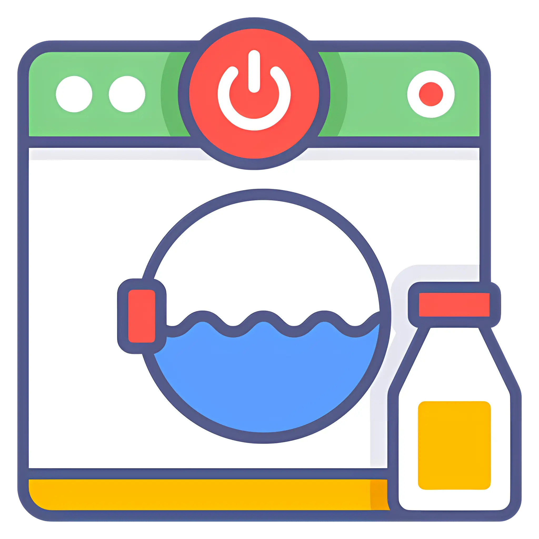 Washing Machine with Detergent