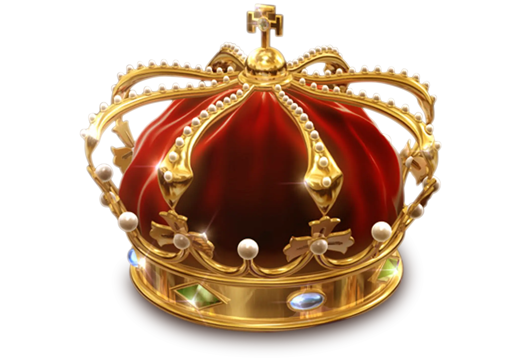 Luxurious Royal Crown with Jewels