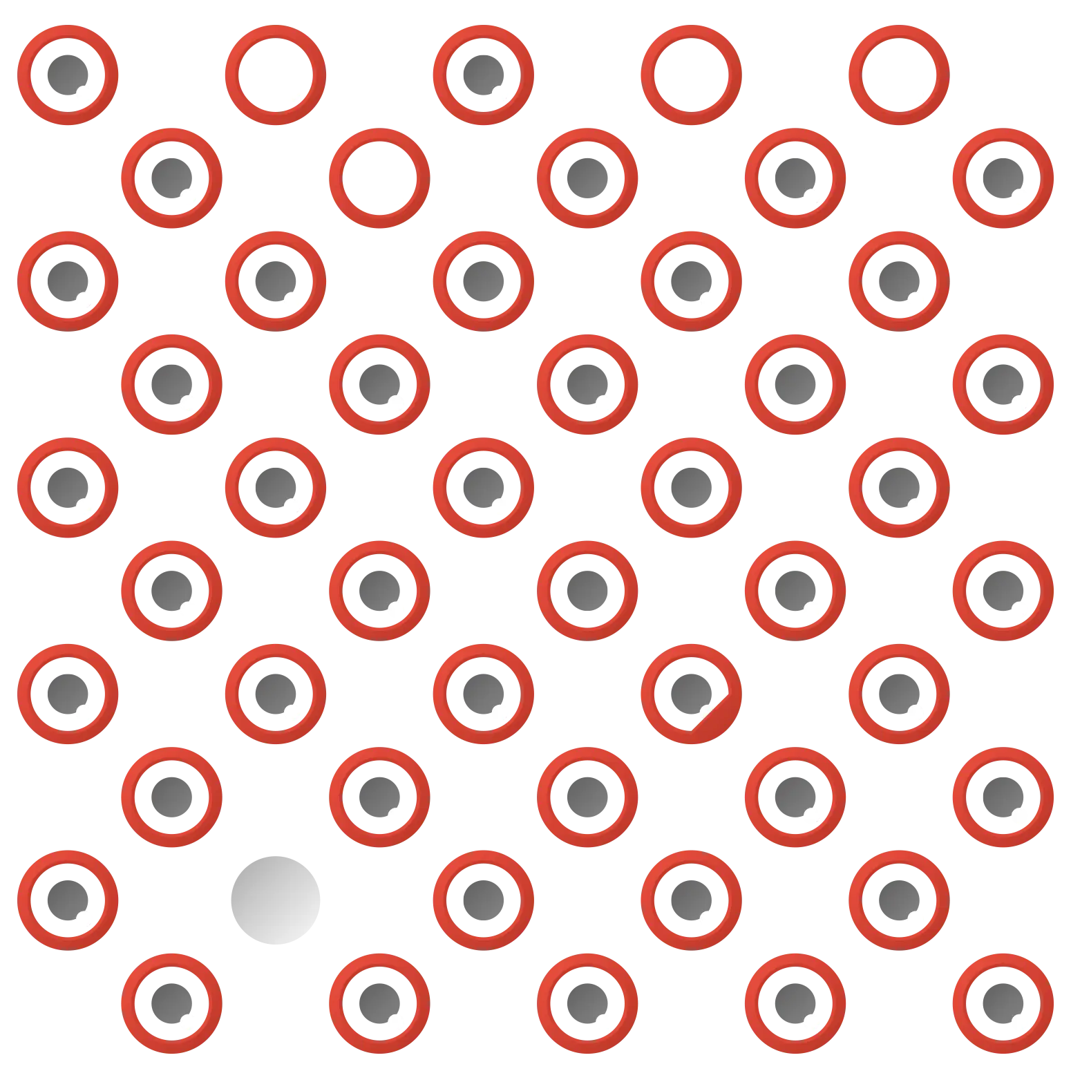 Red and Black Dots Pattern
