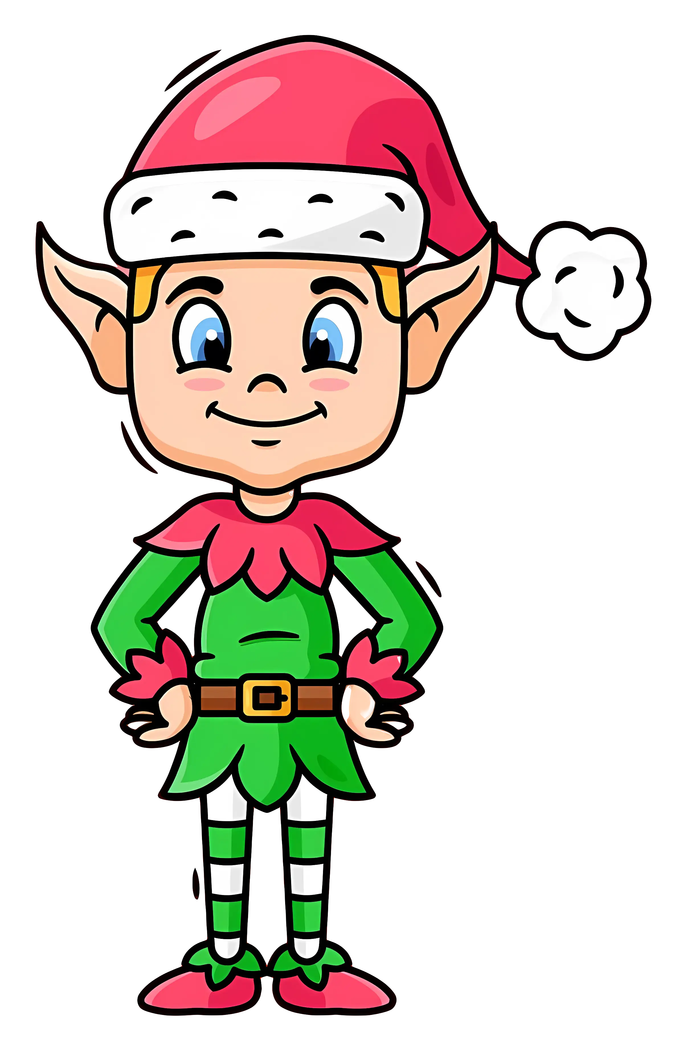 Christmas Elf Cartoon
