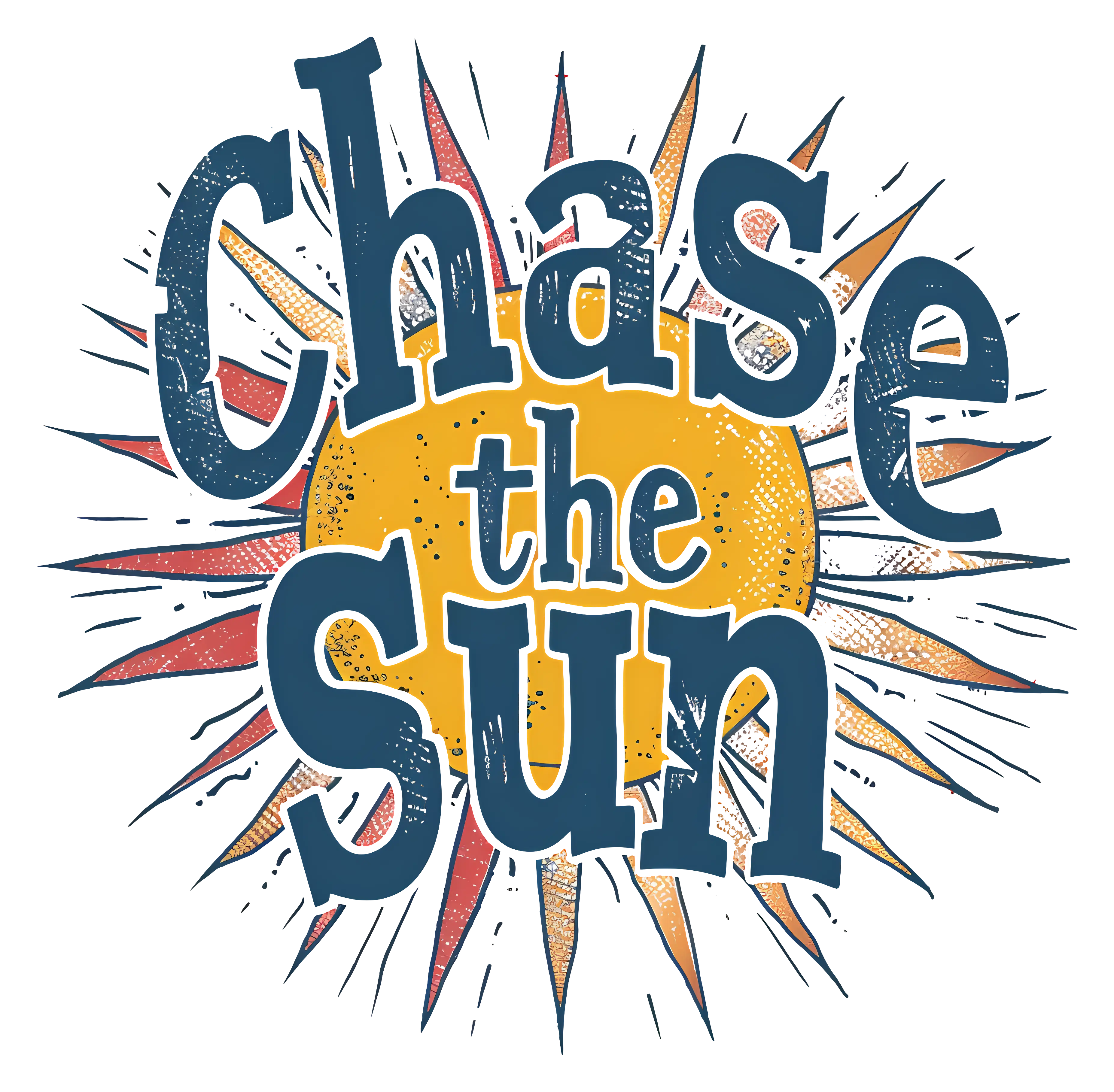 Chase the Sun Motivational Graphic