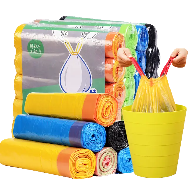 Colorful Garbage Bags for Home Use