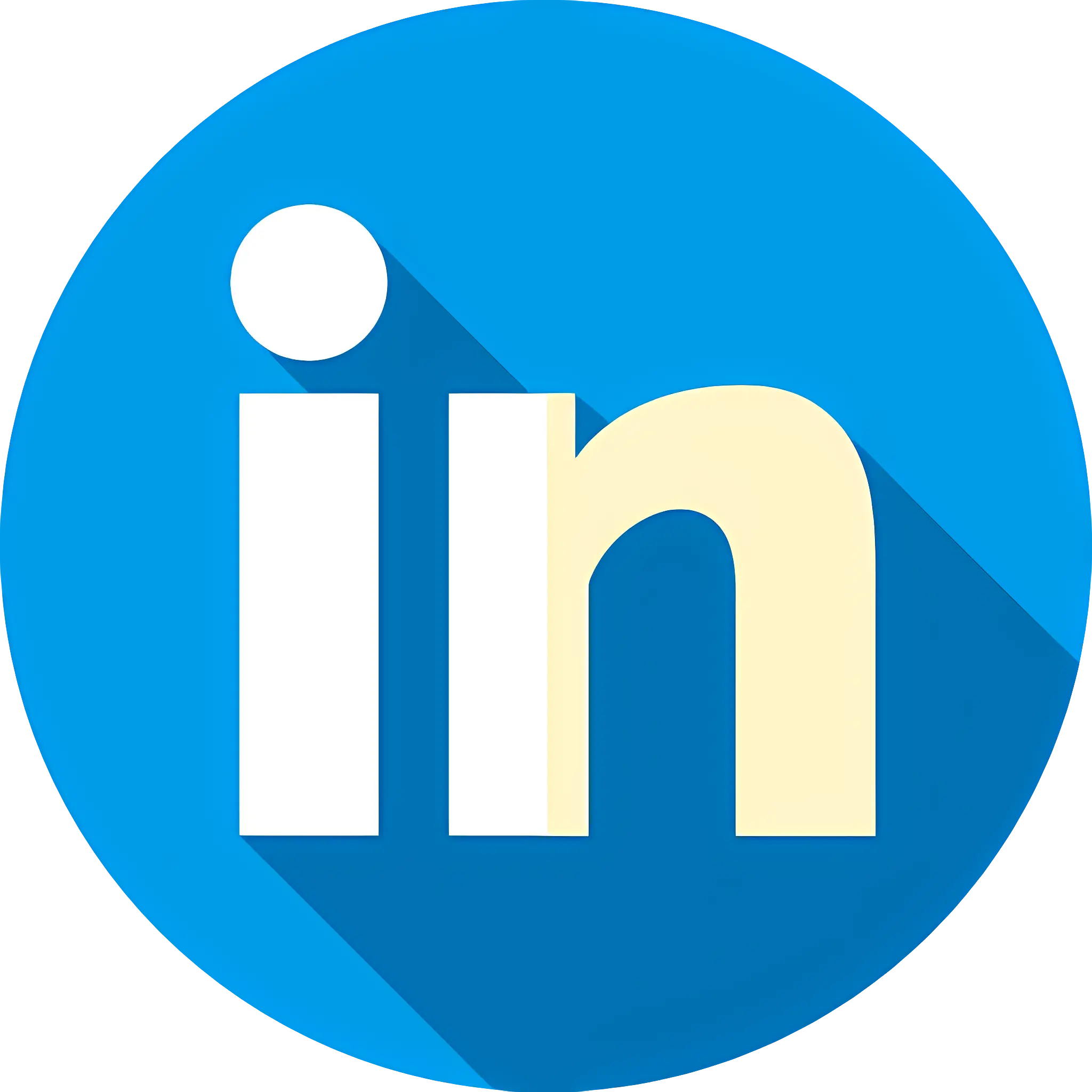Blue LinkedIn Logo