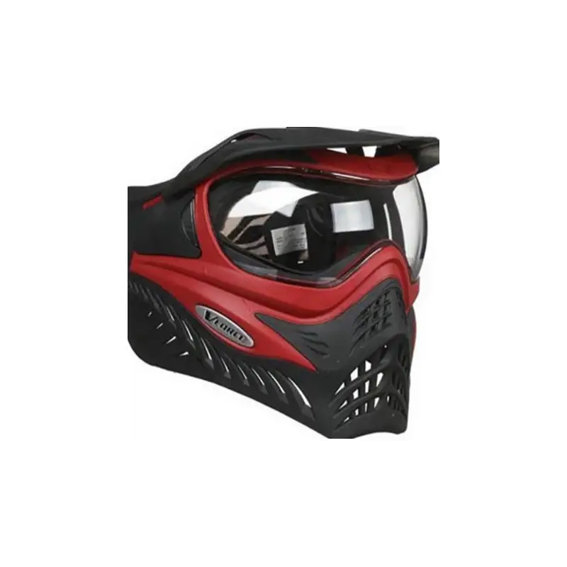 Red and Black Safety Mask for Paintball