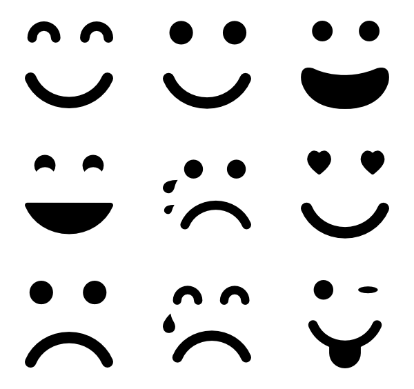 Various Emoji Faces