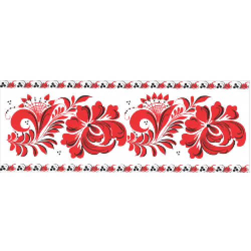 Red Floral Pattern Design