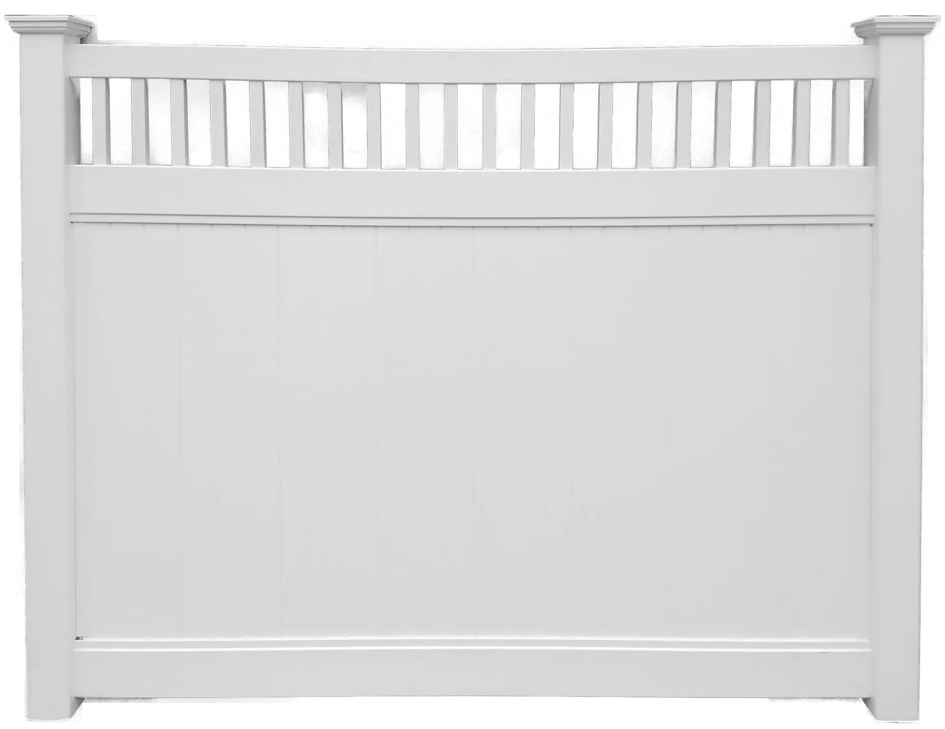 White Garden Fence