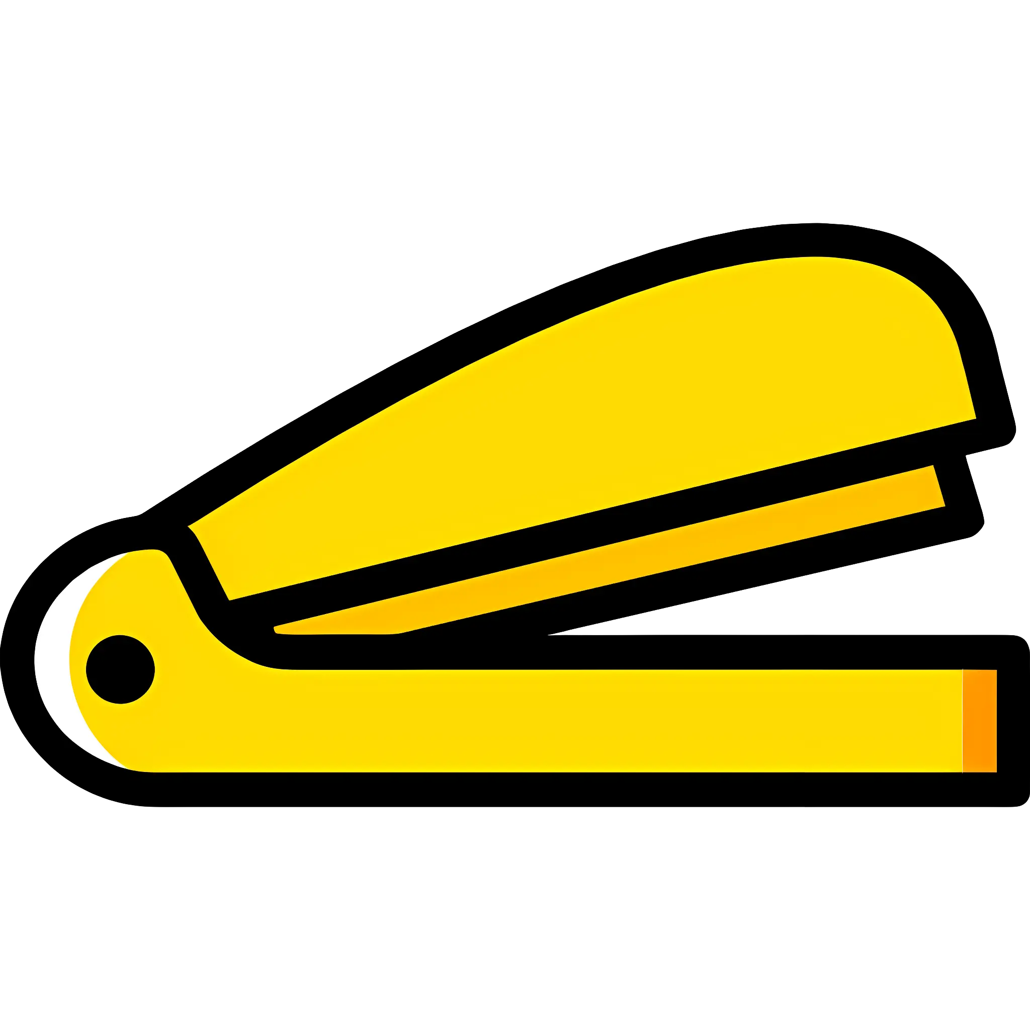 Yellow Stapler Illustration