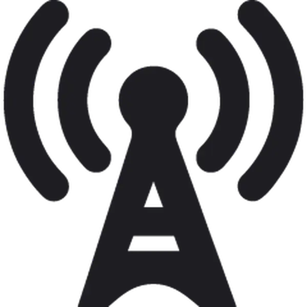 Radio Wave Icon Representing Wireless Communication