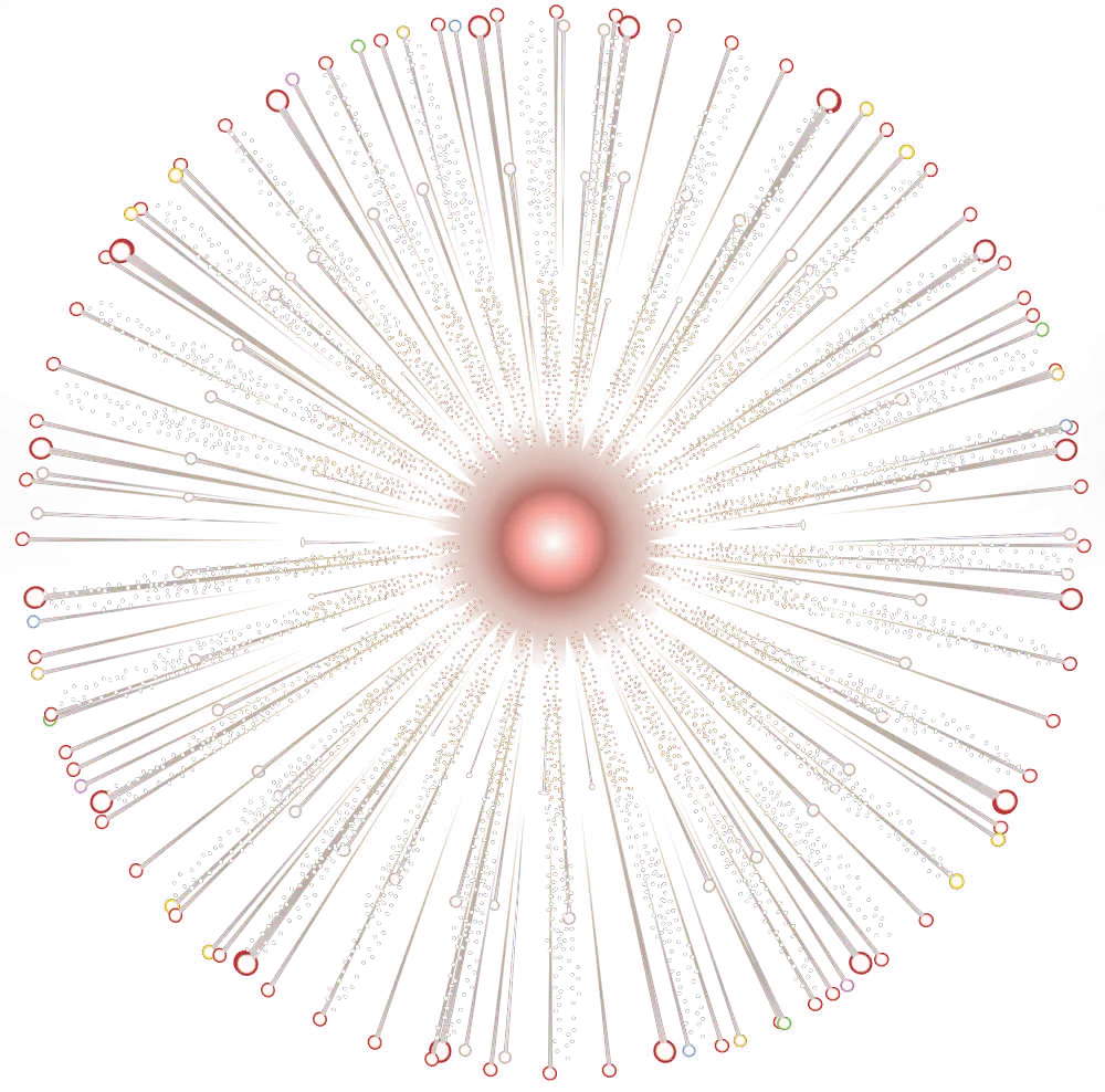Radiant Abstract Sunburst Design