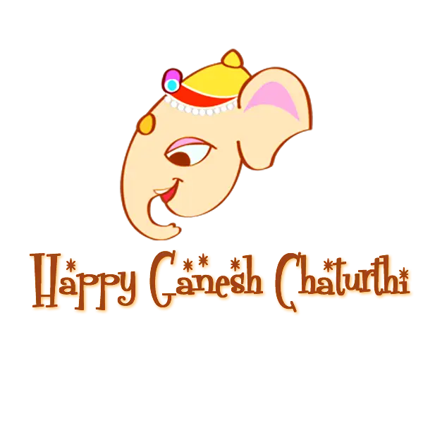Happy Ganesh Chaturthi Illustration