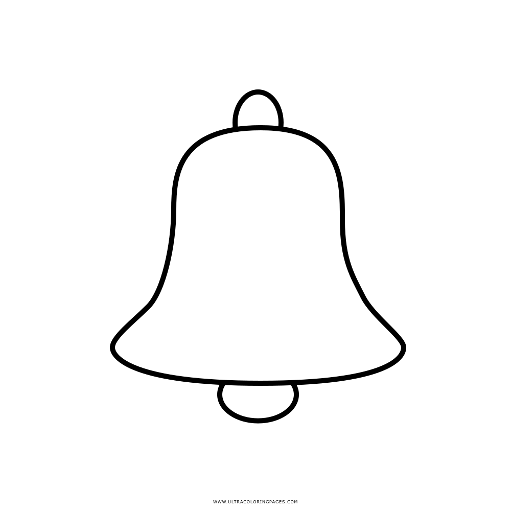 Black Bell Outline Icon