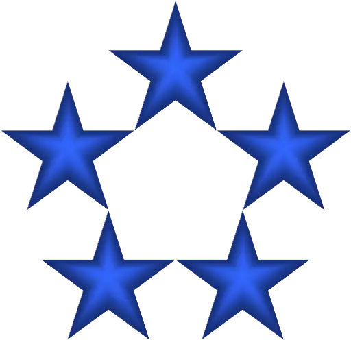 Blue Star Pentagon Symbol