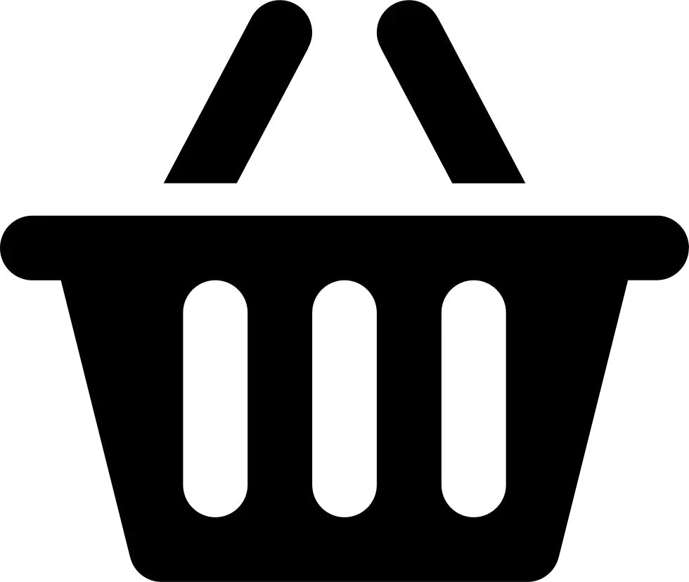 Minimalist Shopping Basket Icon