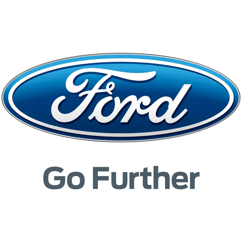Ford Logo with Slogan &#039;Go Further&#039;