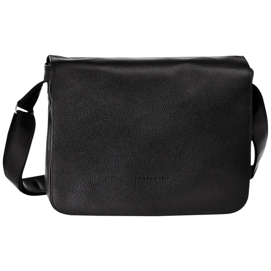Black Leather Shoulder Bag Design