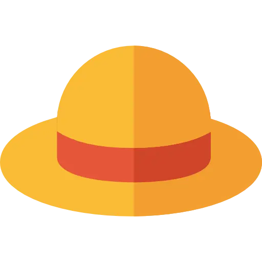 Yellow Sun Hat for Summer