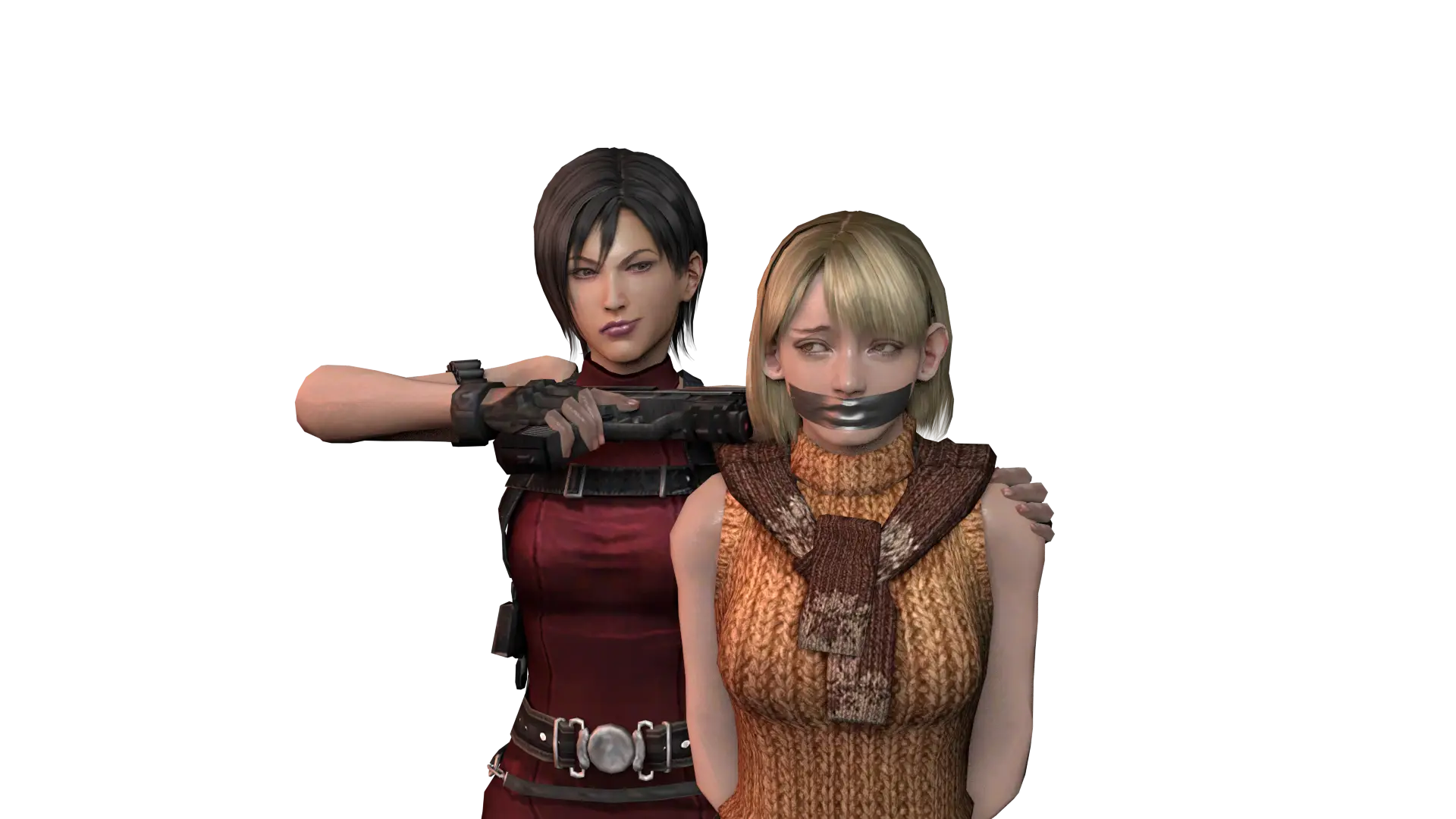 Game Characters in Action Scene