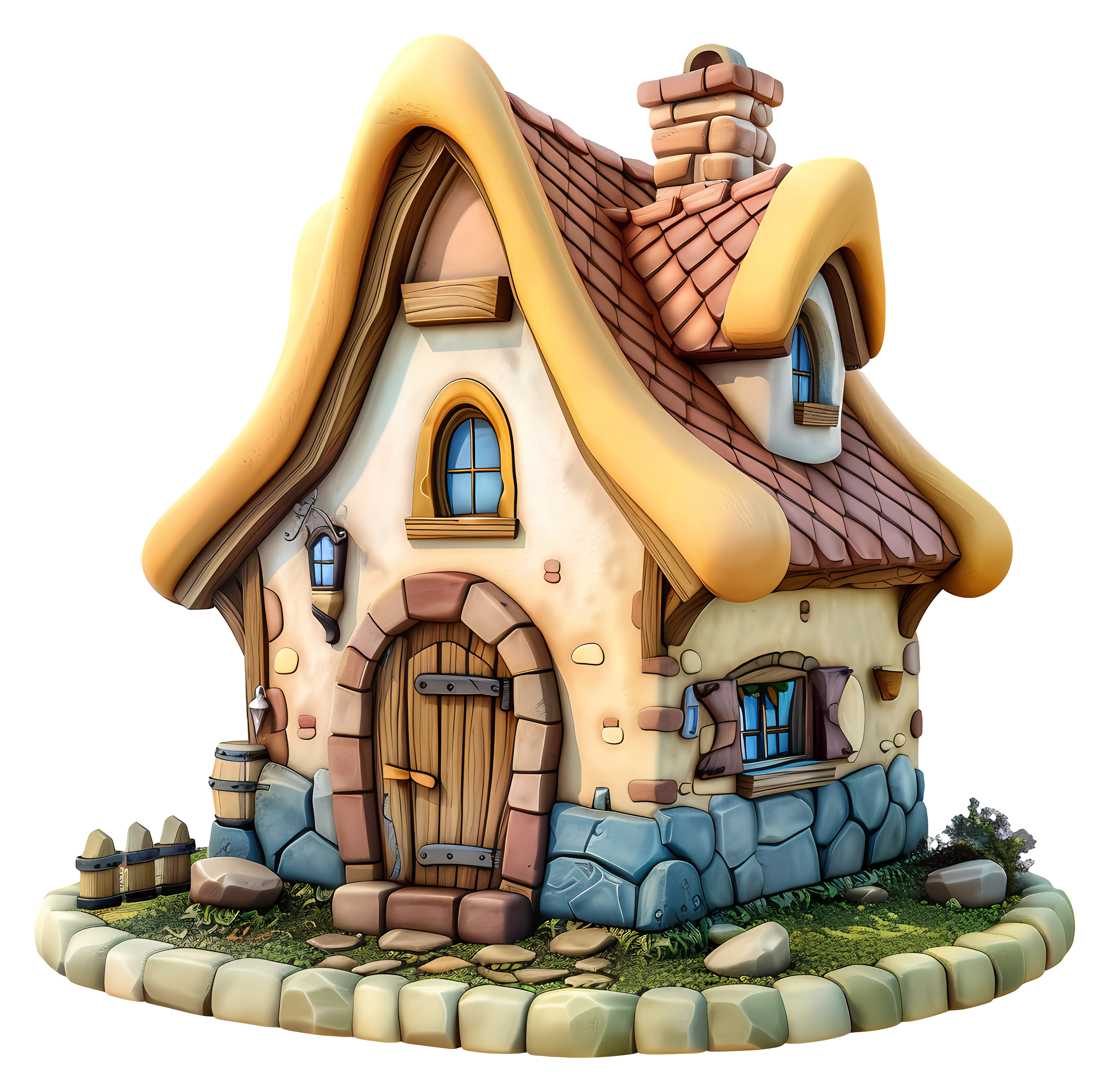 Small Cute Doodle House