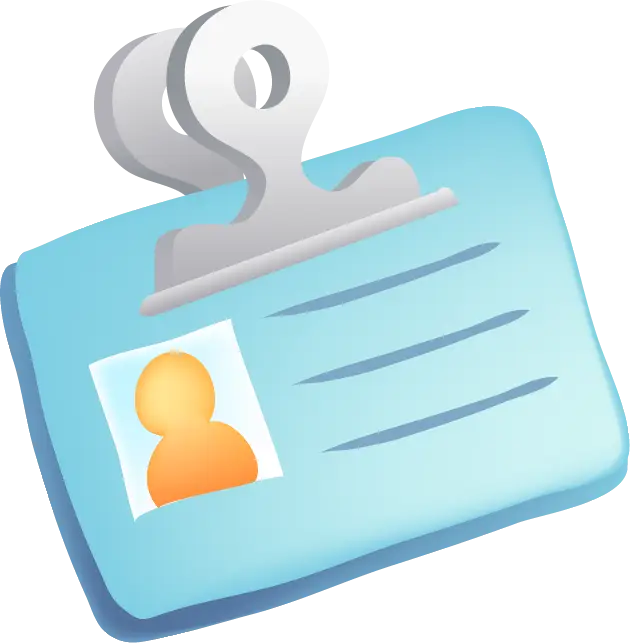 Clip-on ID Badge