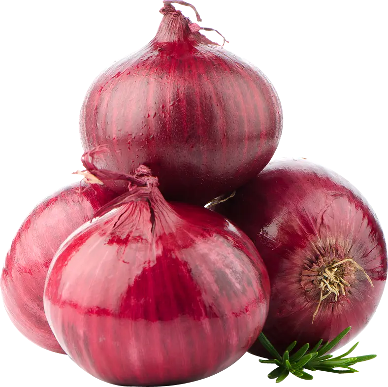 Red Onions in a Pile