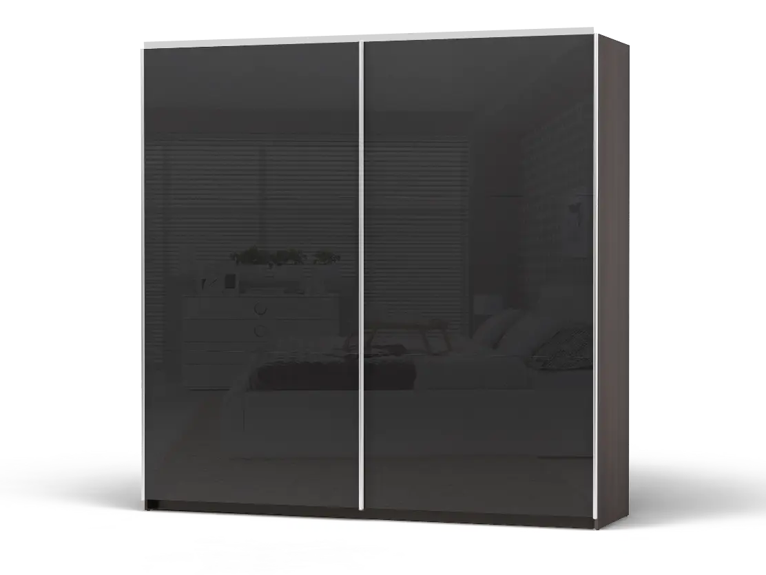 Modern Black Wardrobe