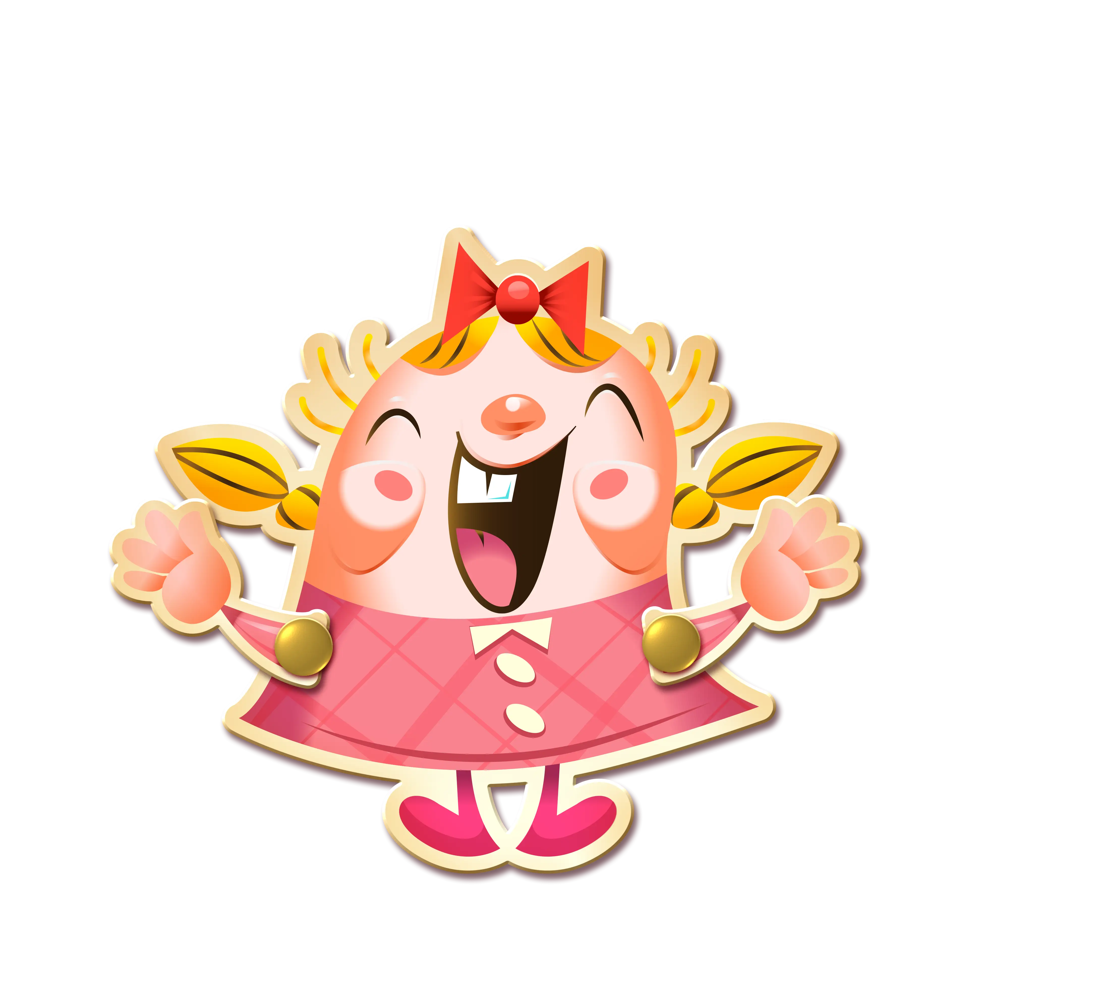 Happy Cartoon Girl