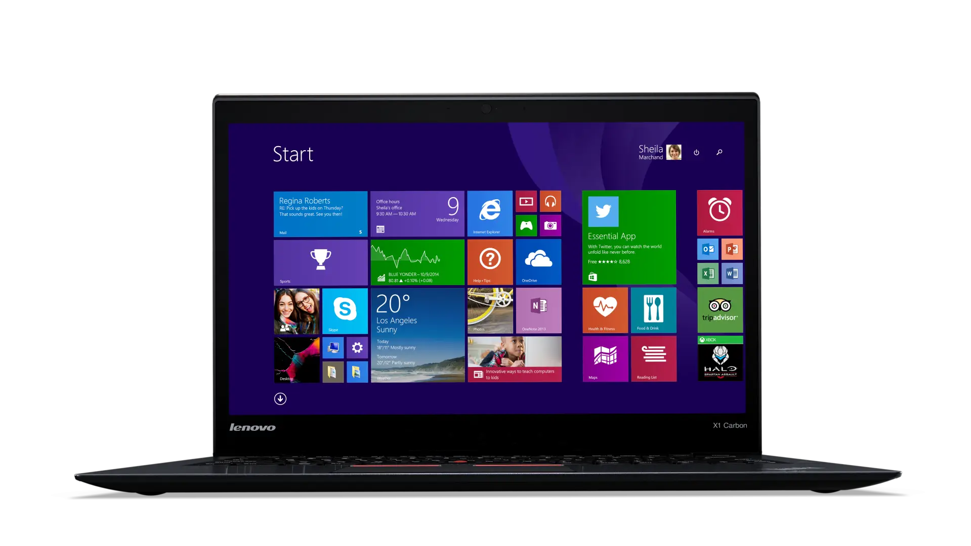 Laptop with a Fully Loaded Colorful Screen