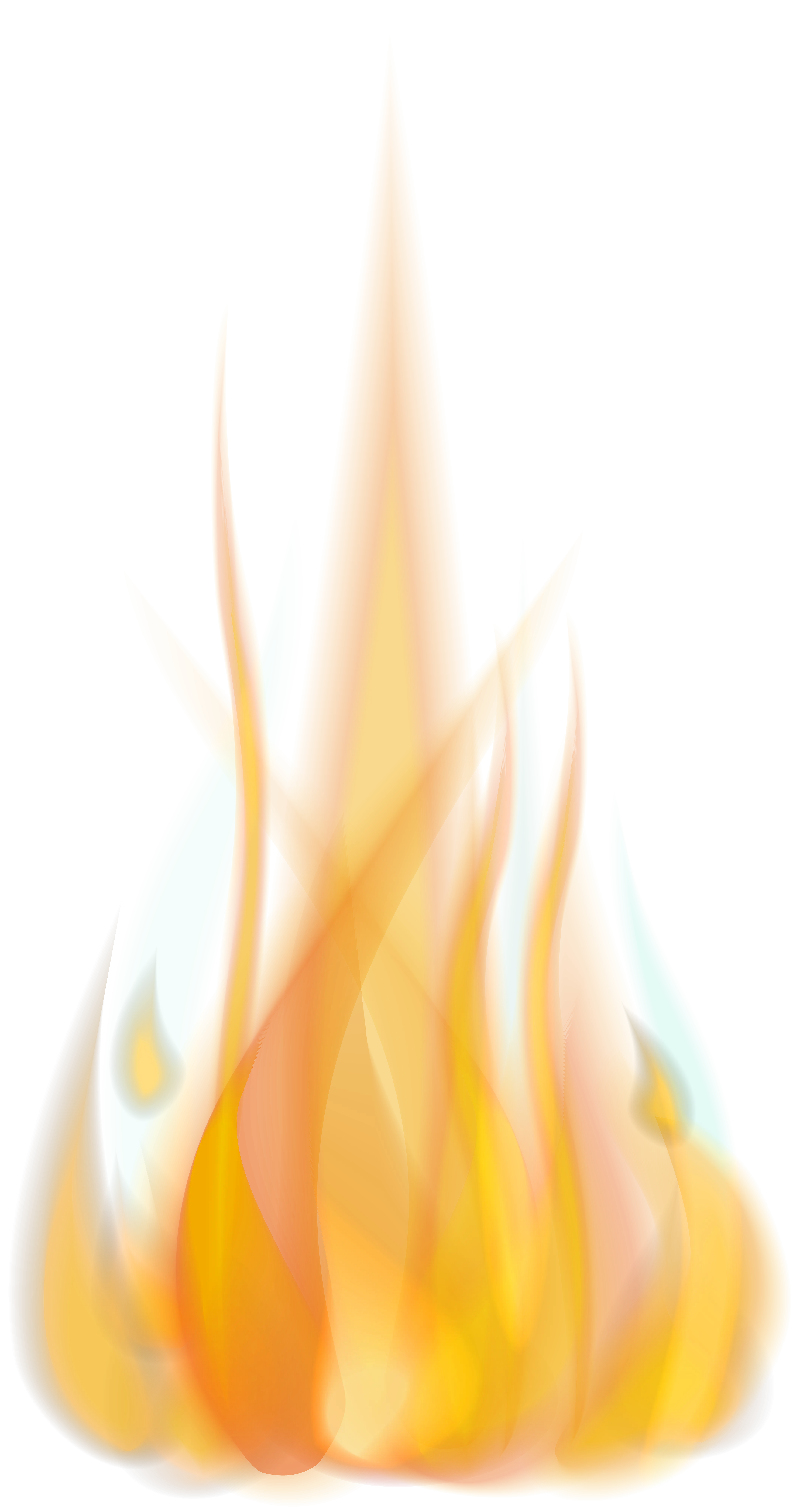 Bright Transparent Flame Illustration