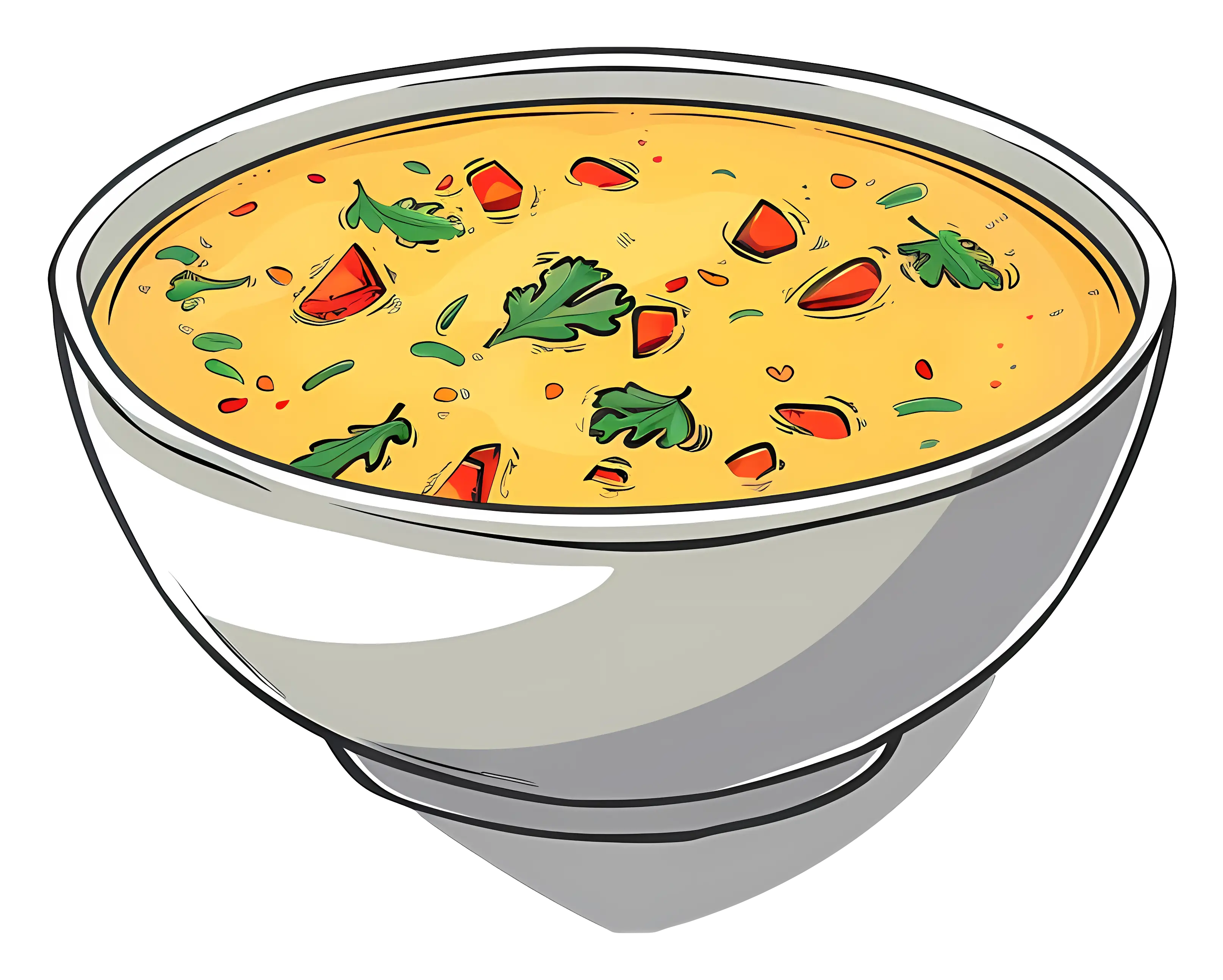 Bowl of Vegetable Soup