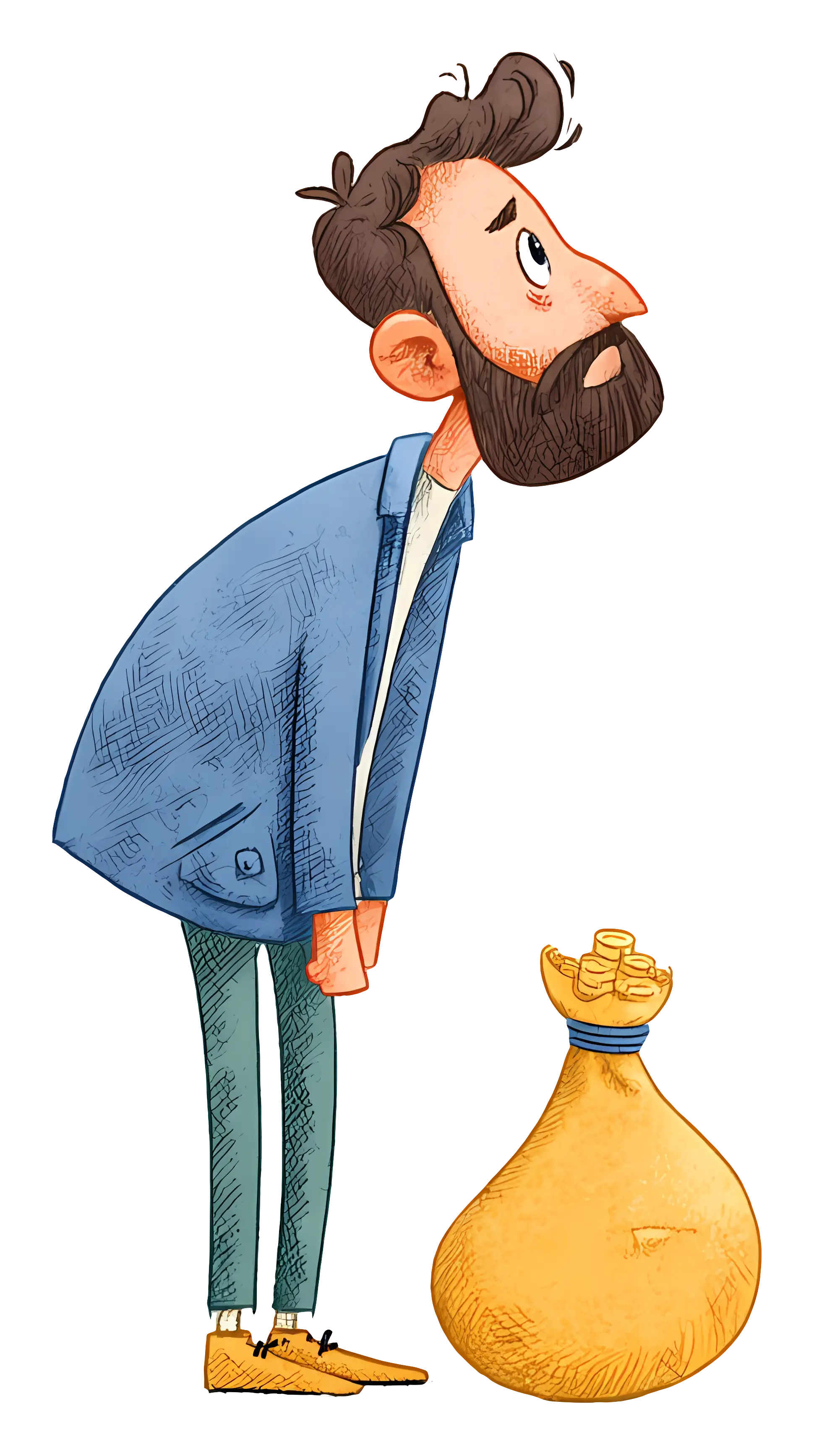 Man with Money Bag