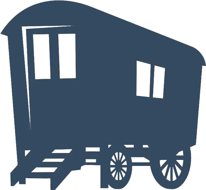 Silhouette of a Caravan