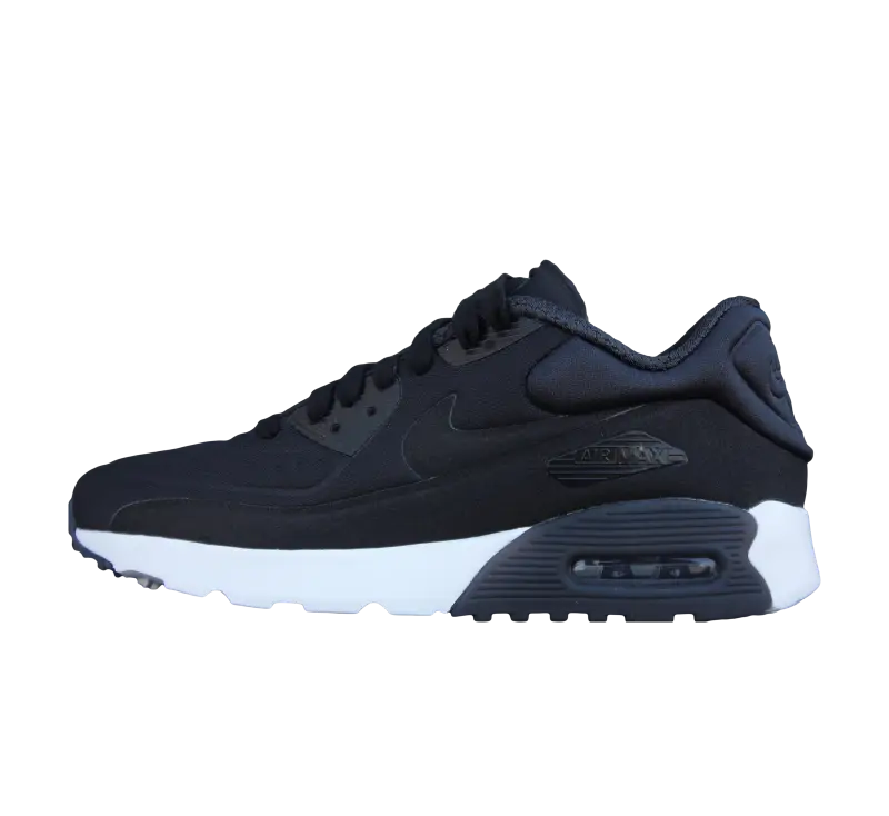 Stylish Black Sneaker with White Sole