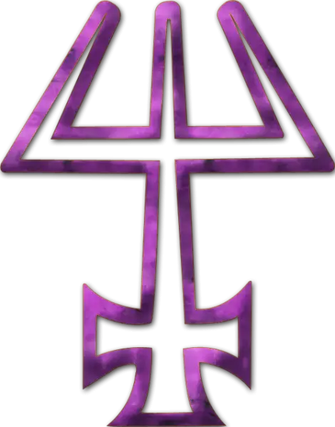 Purple Abstract Symbol