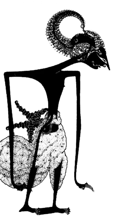Traditional Wayang Kulit Puppet