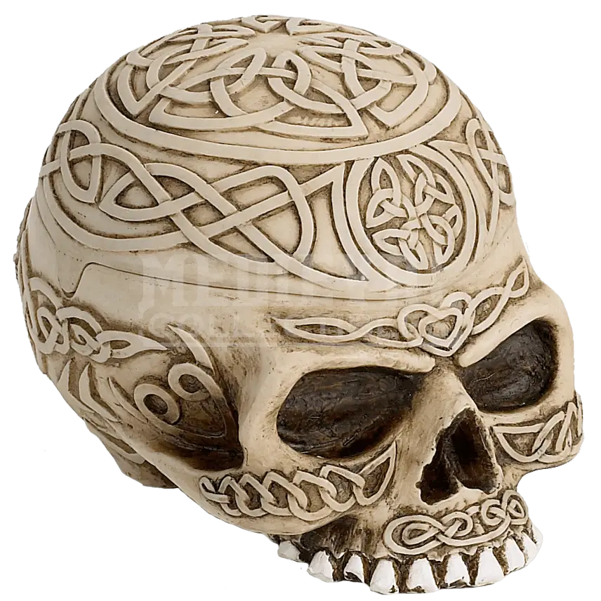 Celtic Carved Decorative Skull