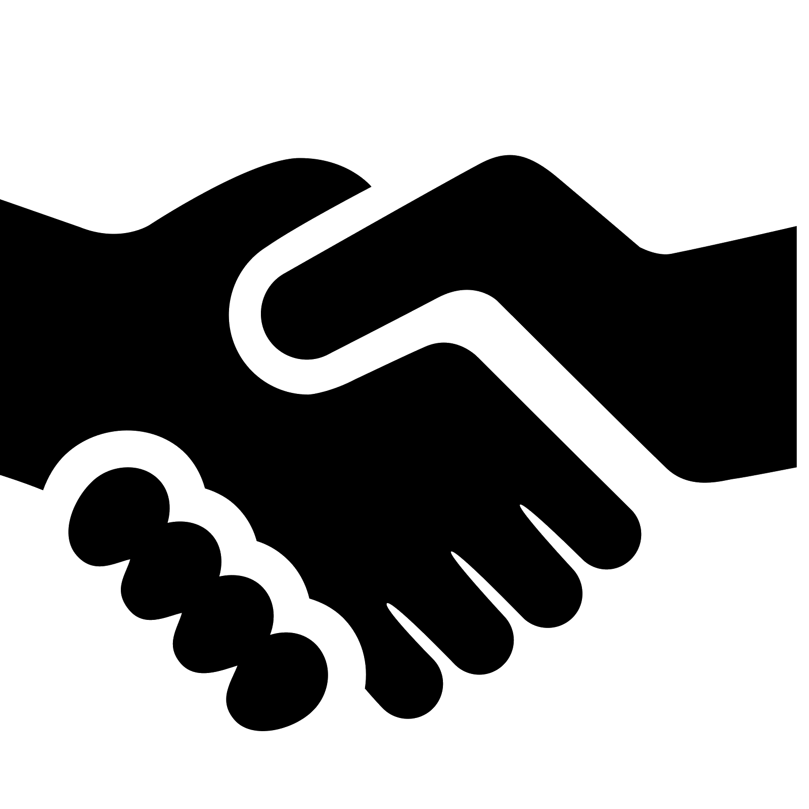 Handshake Symbol for Cooperation