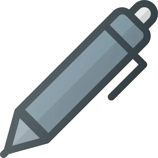 Gray Pen Illustration