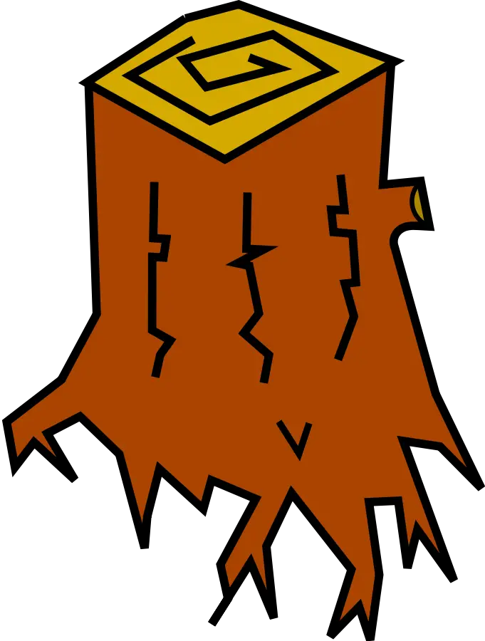 Cartoon Tree Stump