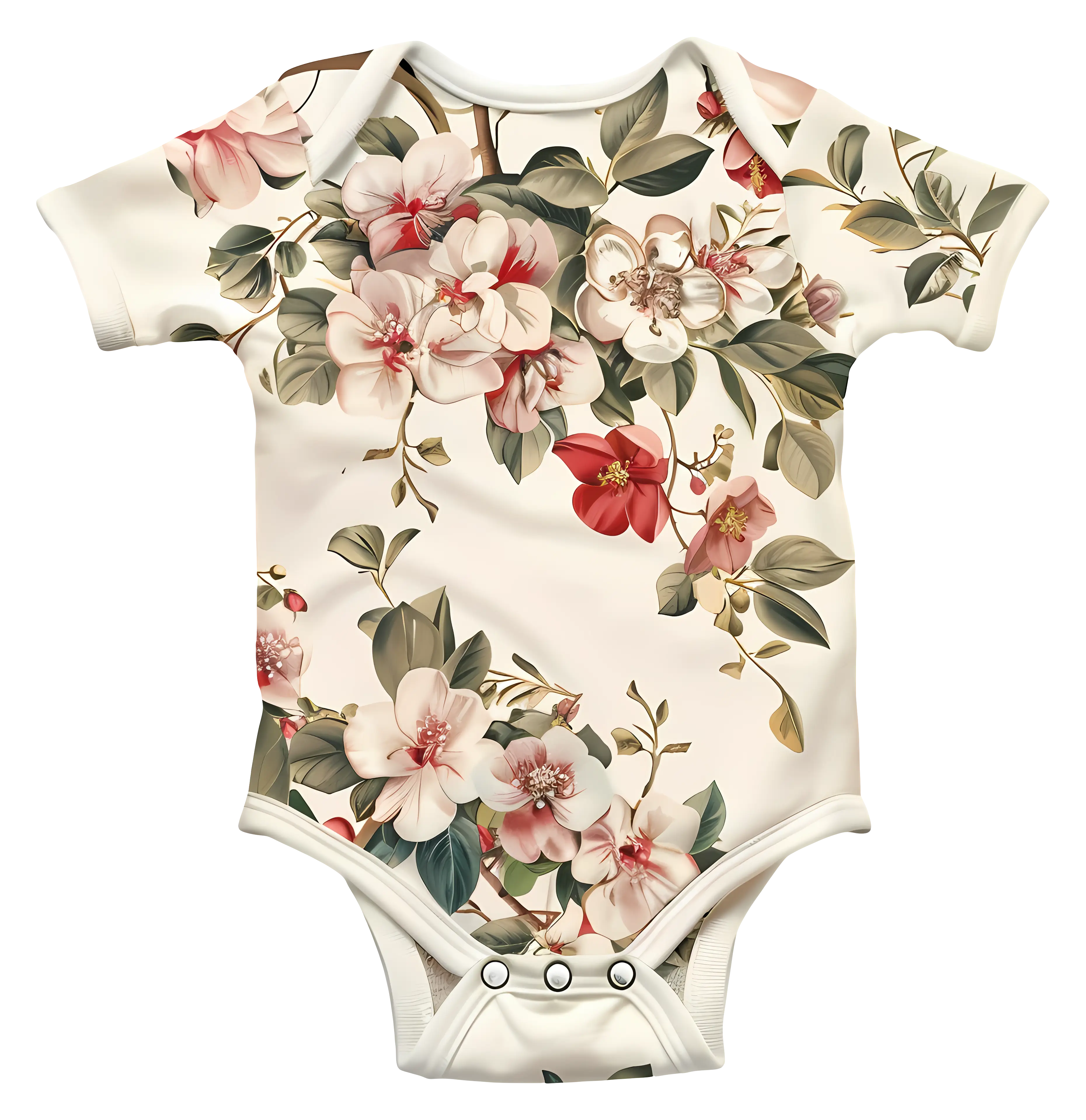 Floral Baby Onesie