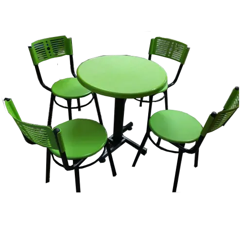 Green Table with Matching Chairs