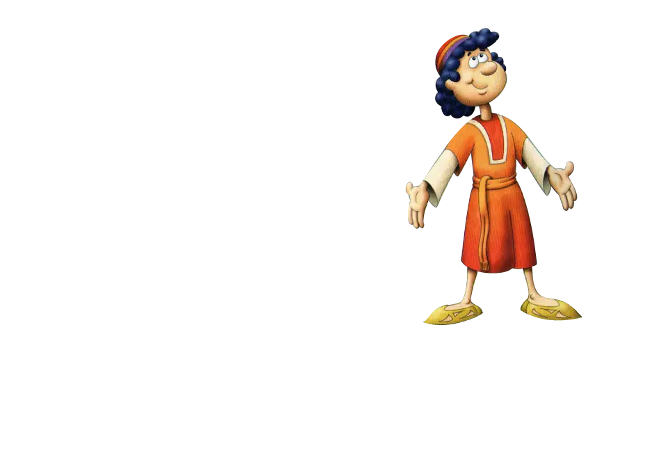 Cartoon Character in Red Outfit