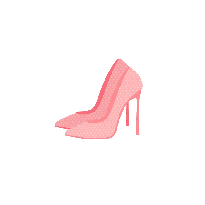 Elegant Pink High Heels