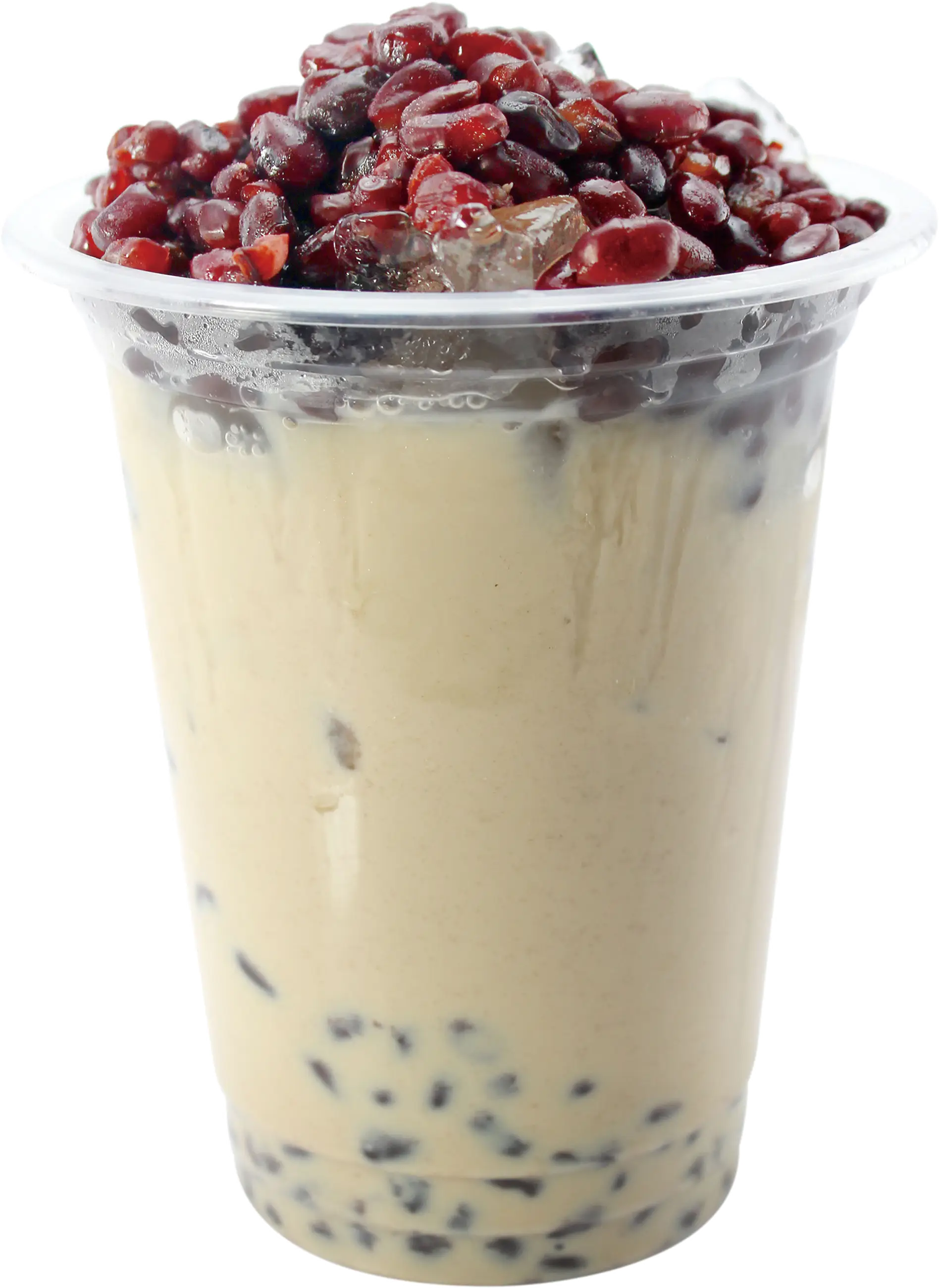 Red Bean Milk Tea with Toppings