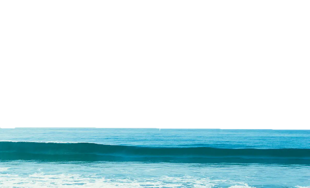 Serene Ocean Waves and Blue Water