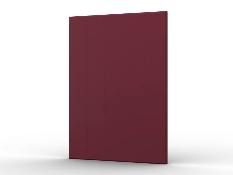 Plain Maroon Rectangular Panel