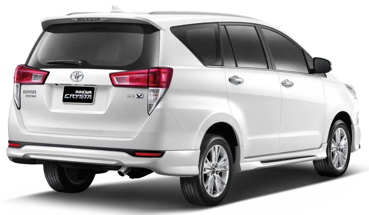 White Toyota Innova Car